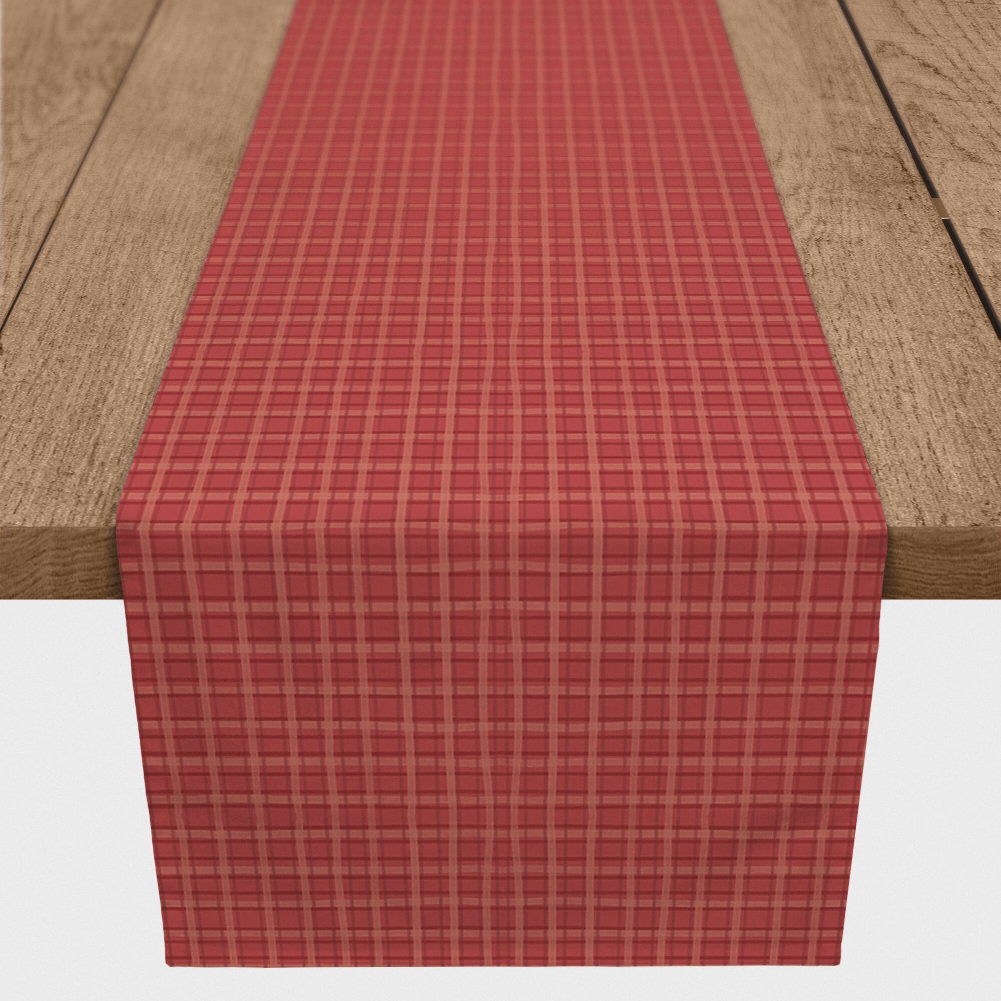 90" Christmas Quilt Pattern Poly Twill Table Runner